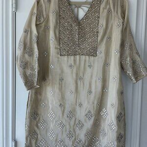 Heavy Cream Beige Dress